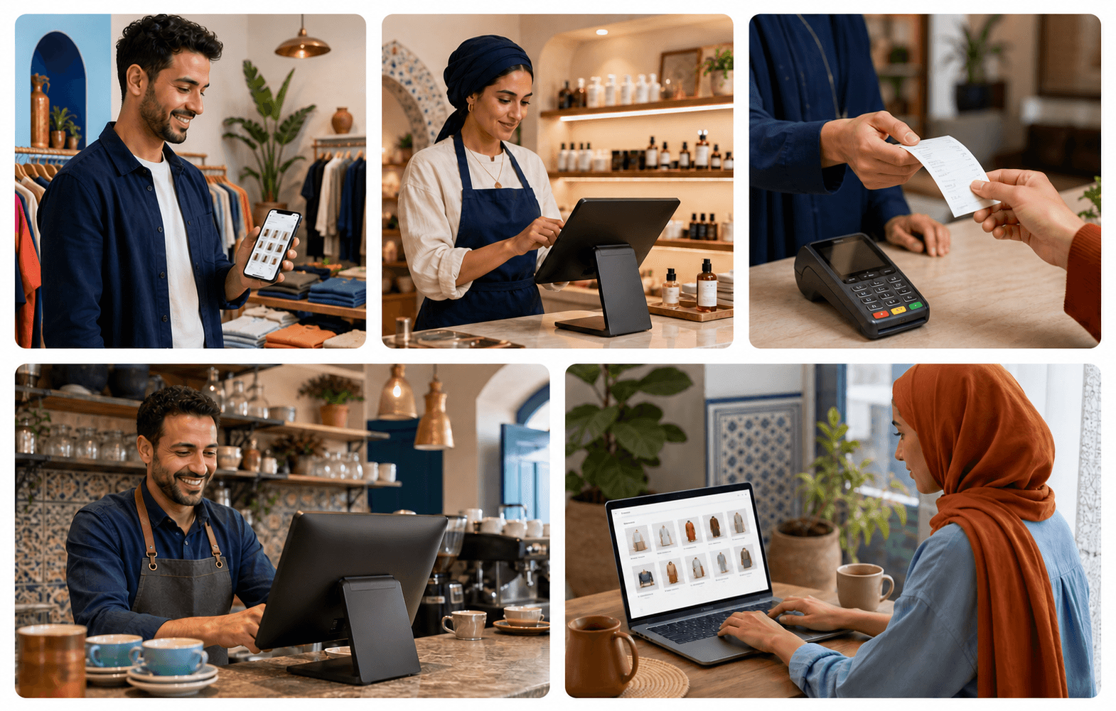 Shop owners using KLEM across retail and hospitality businesses